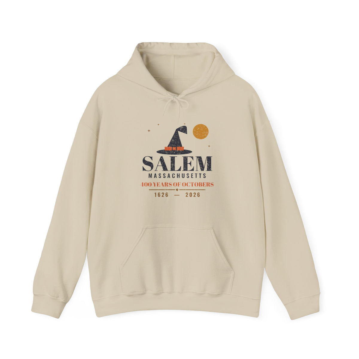 Salem Massachusetts 400 Years Witch Hat Hoodie
