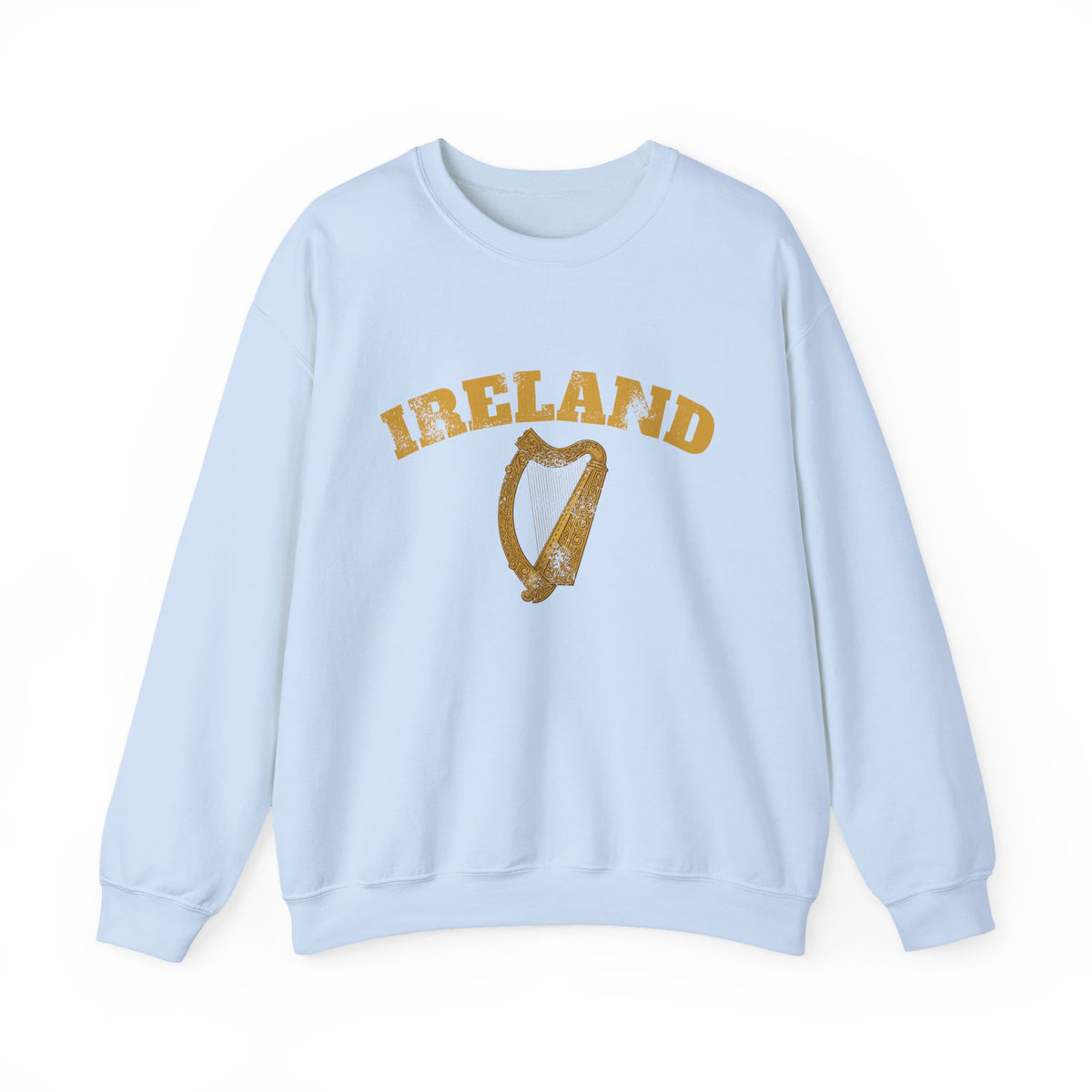 Ireland Vintage Celtic Harp Knotwork Crewneck Sweatshirt
