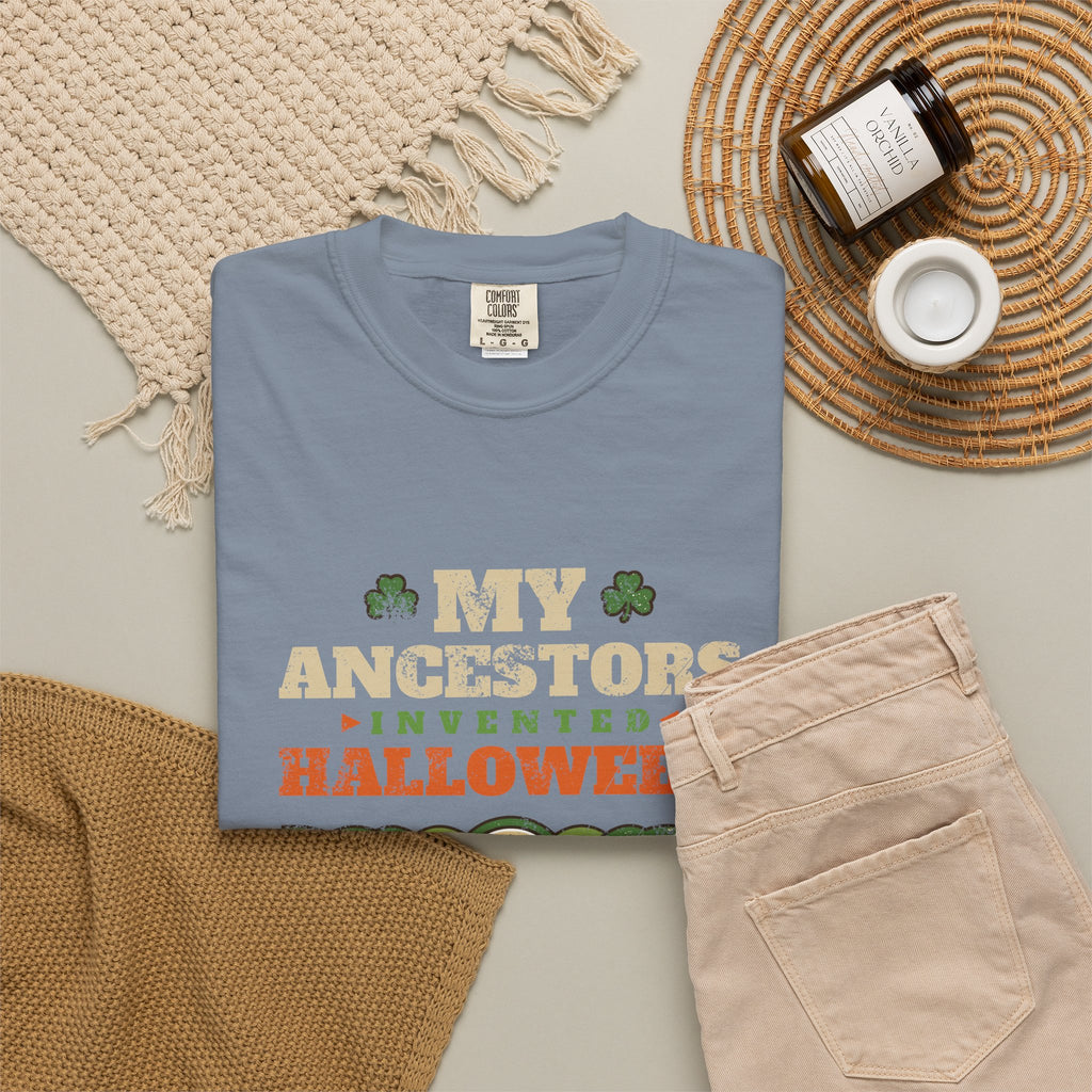 My Ancestors Invented Halloween Celtic Bonfire T-Shirt