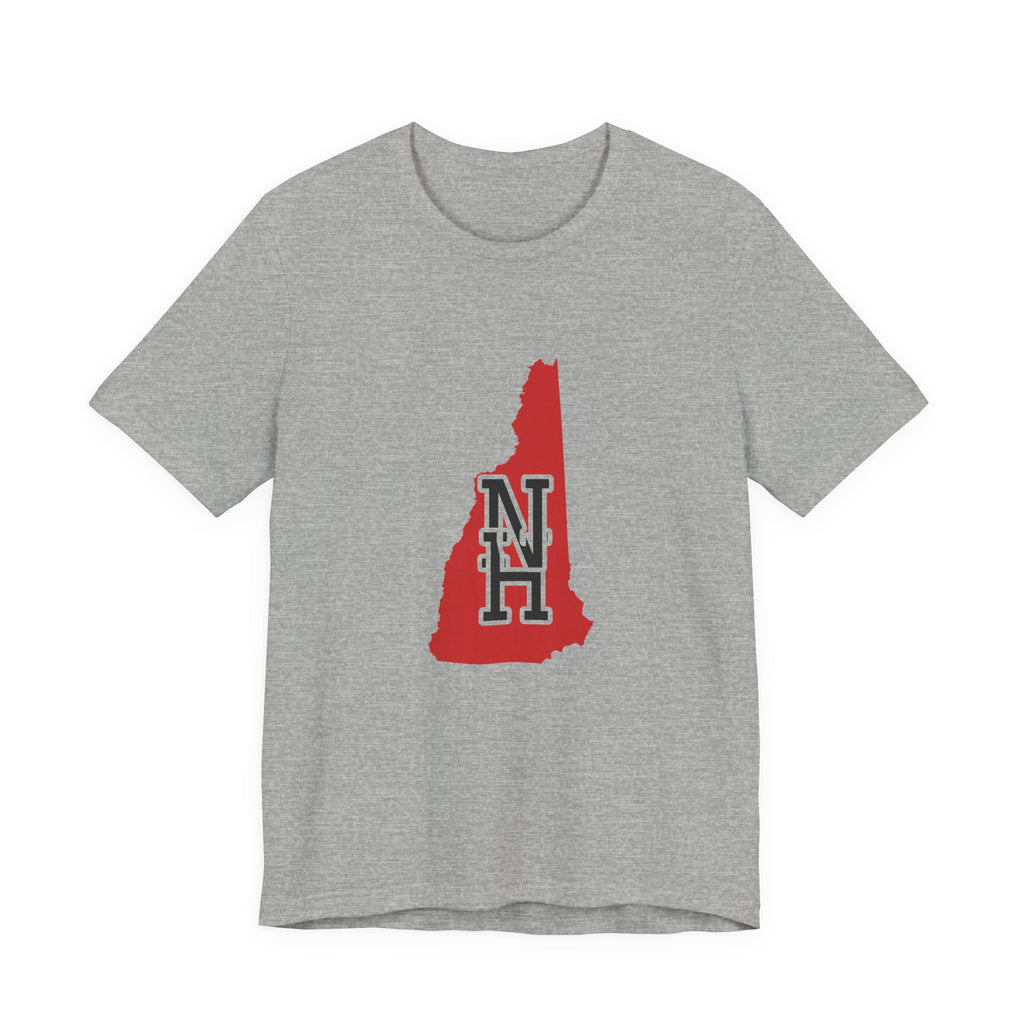 New Hampshire Varsity Monogram Map T-Shirt