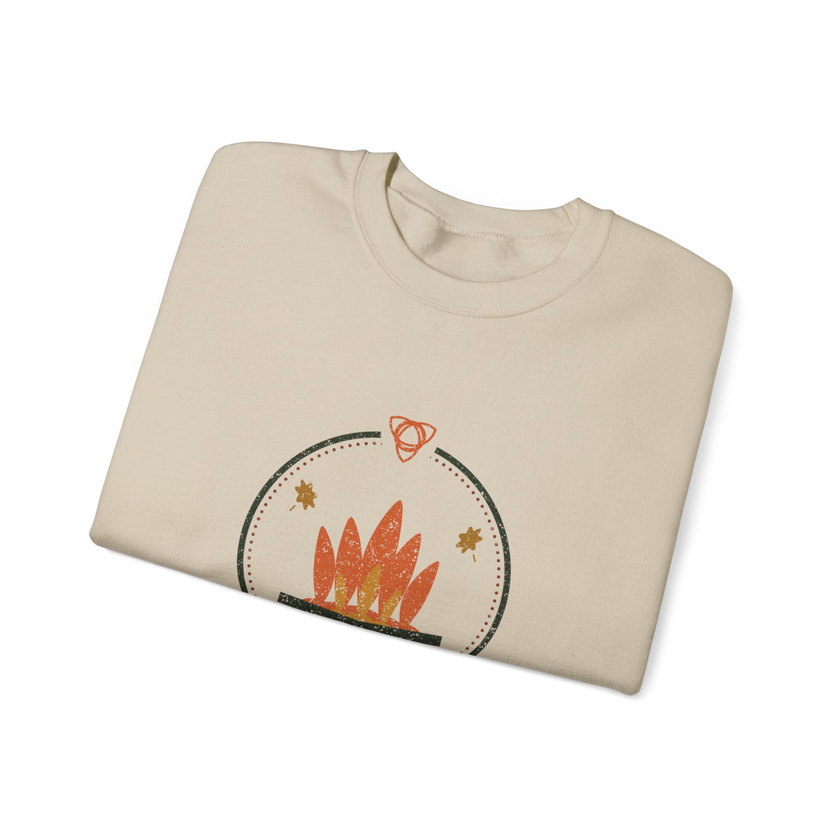 The First Halloween Oíche Shamhna Bonfire Crewneck Sweatshirt
