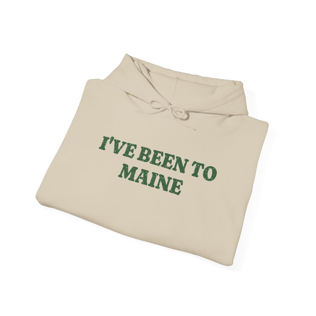 I've Been to Maine Vintage Travel Souvenir Hoodie