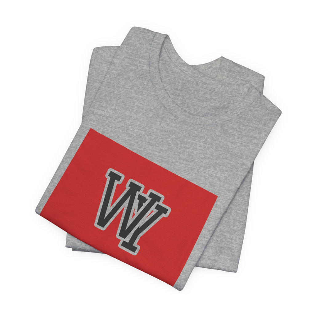 Wyoming Varsity Monogram Map T-Shirt