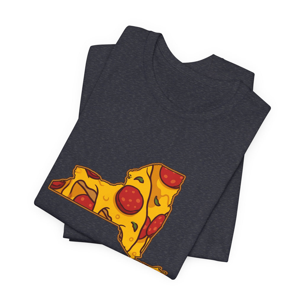 New York Pizza Map T-Shirt