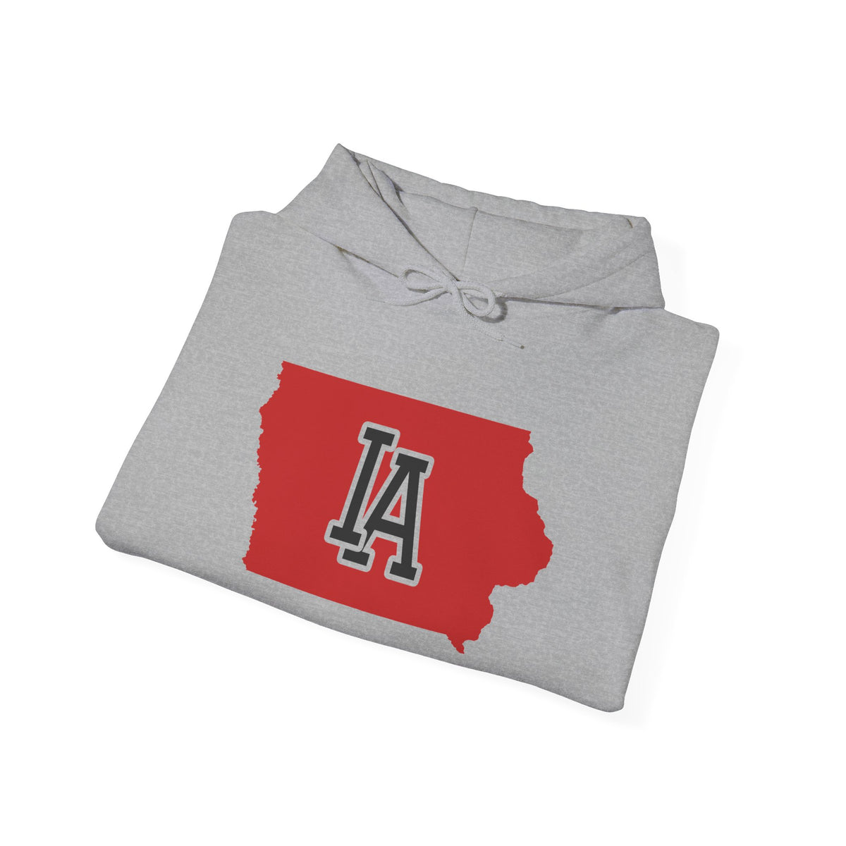 Iowa Varsity Monogram Map Hoodie