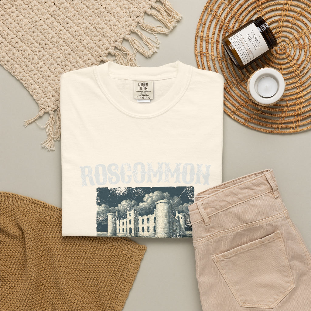 Roscommon Ireland Est 1585 Castle Ruins T-Shirt