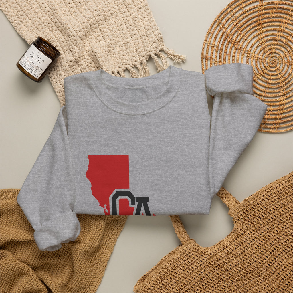 California Varsity Monogram Map Crewneck Sweatshirt