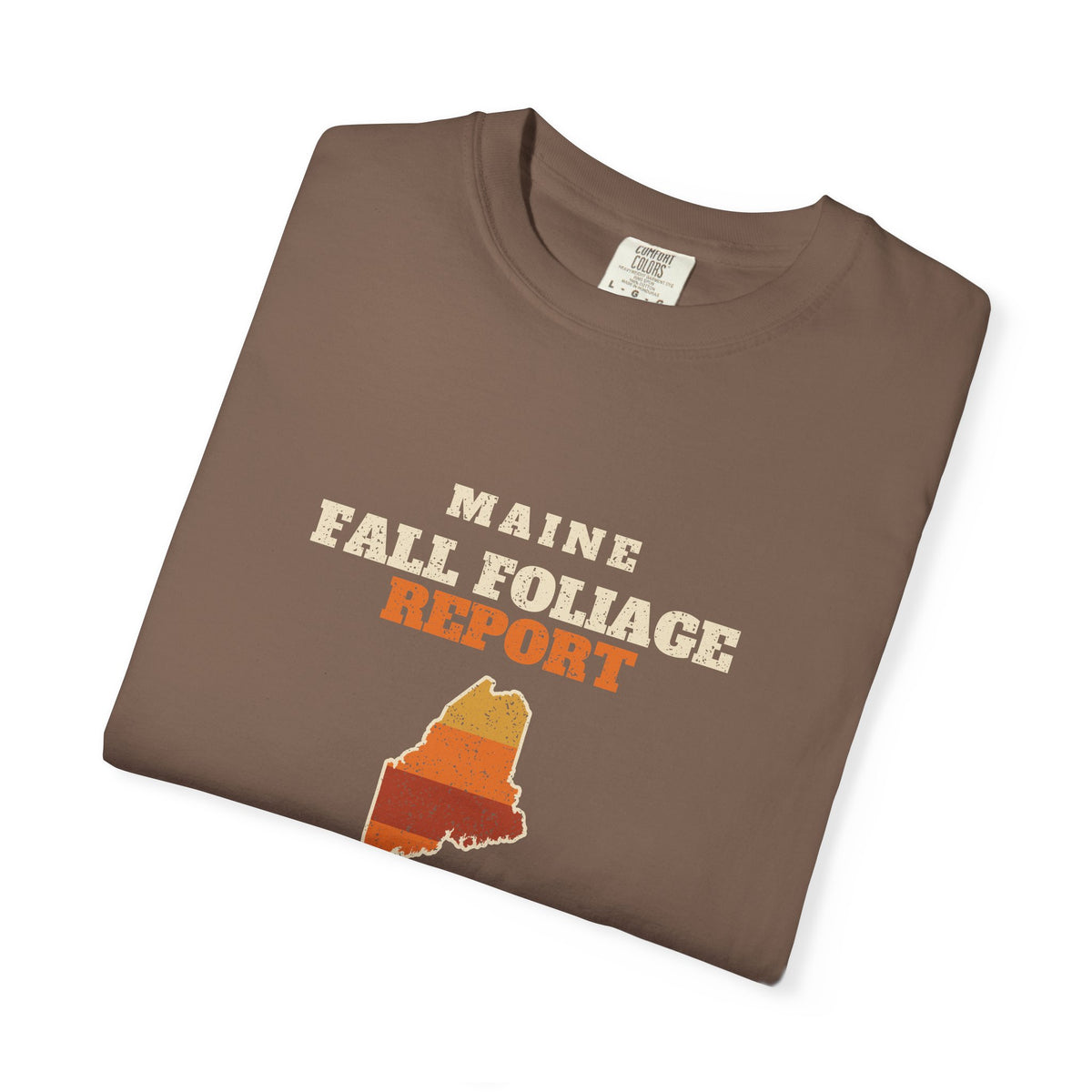 Maine Fall Foliage Report Map T-Shirt