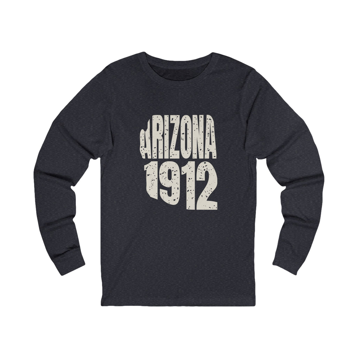 Arizona Vintage Letters Map Long Sleeve Tee