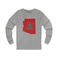 Arizona Varsity Monogram Map Long Sleeve Tee