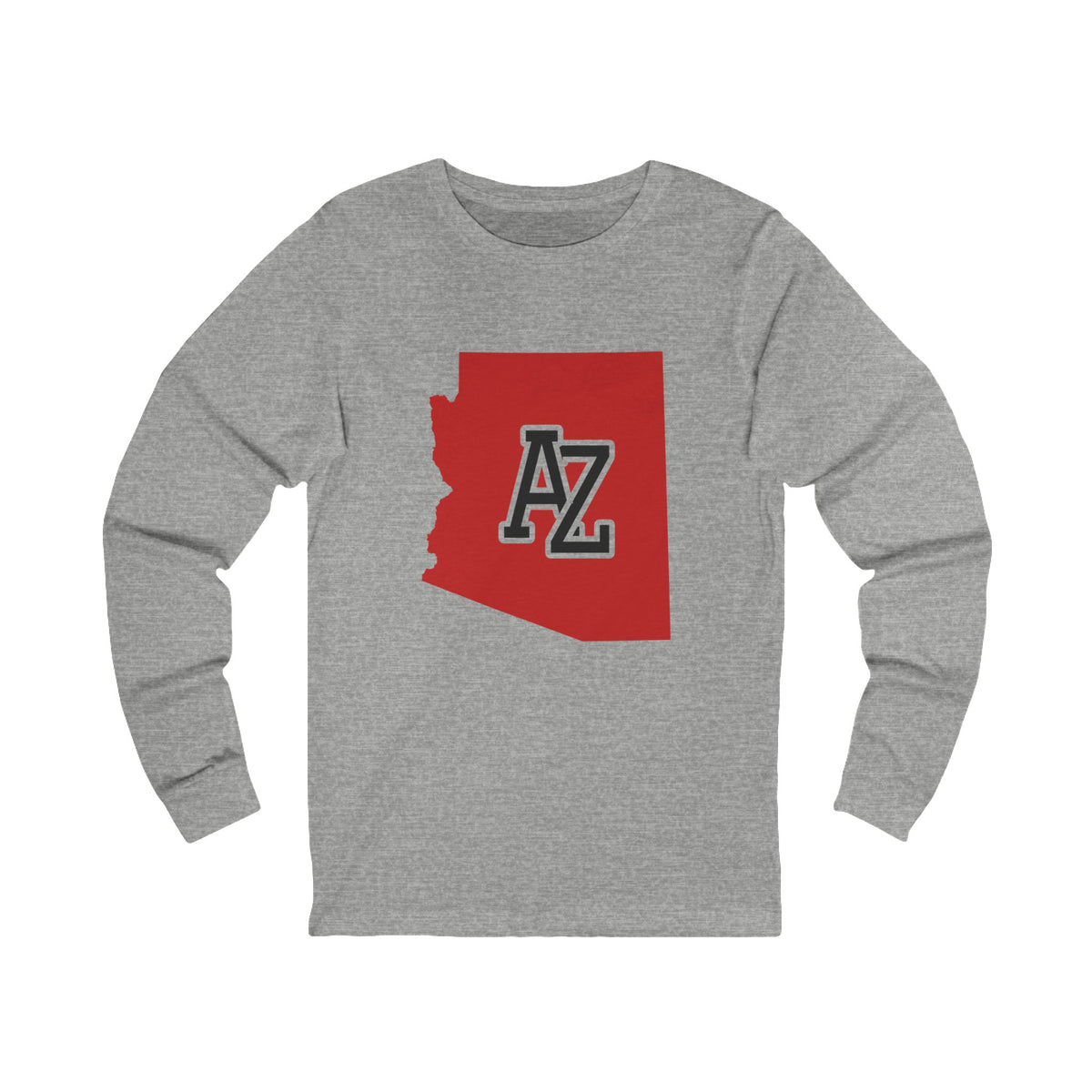 Arizona Varsity Monogram Map Long Sleeve Tee