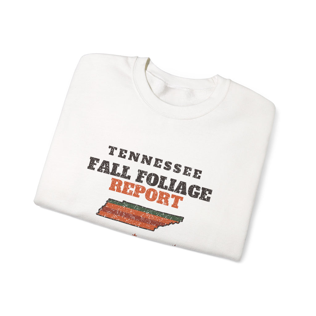 Tennessee Fall Foliage Report Map Crewneck Sweatshirt