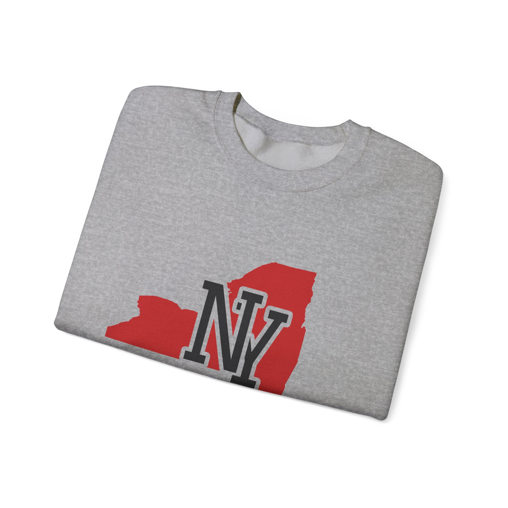 New York Varsity Monogram Map Crewneck Sweatshirt