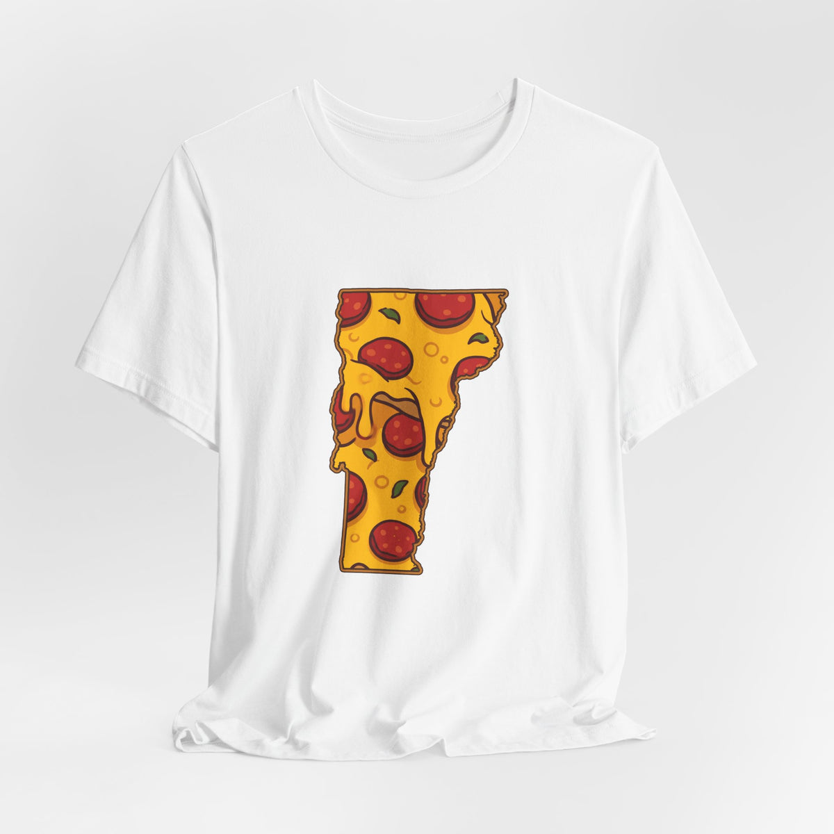 Vermont Pizza Map T-Shirt
