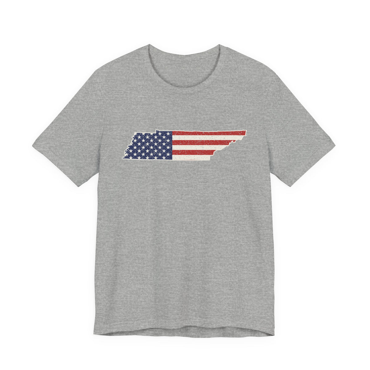 Tennessee American Flag Map T-Shirt