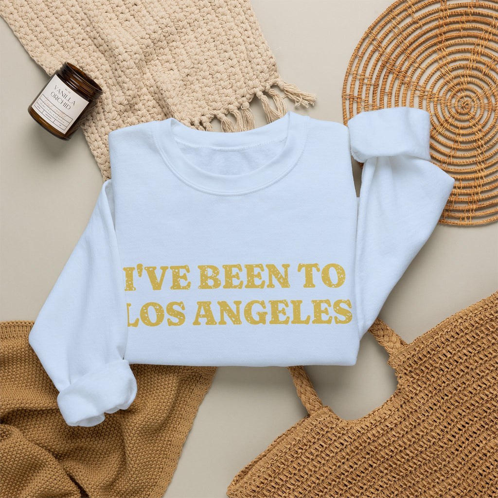 I've Been to Los Angeles Vintage Travel Souvenir Crewneck Sweatshirt