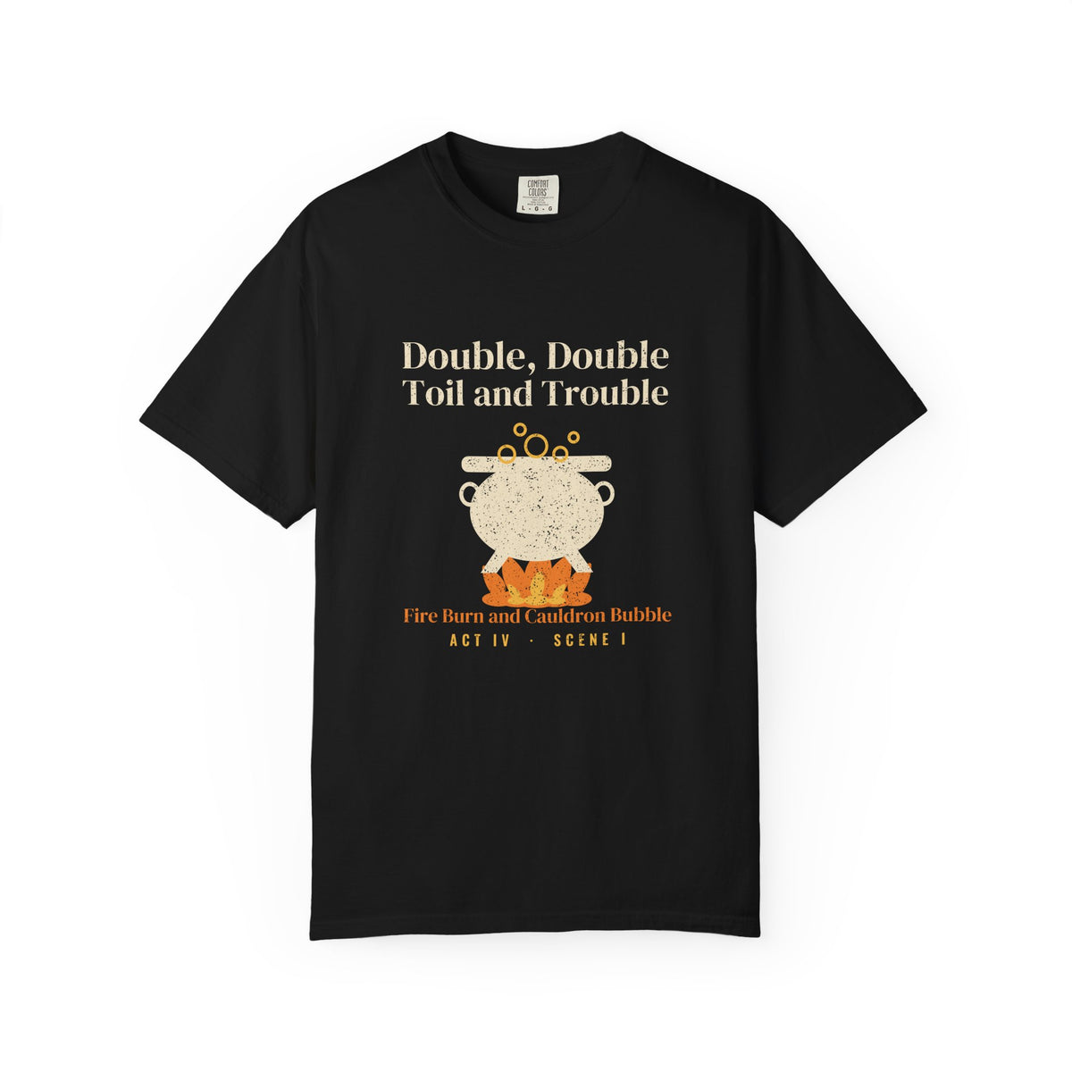 Double Double Toil and Trouble Cauldron T-Shirt