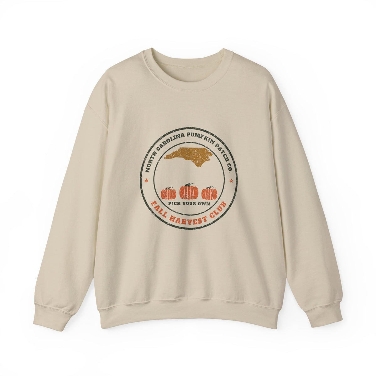 North Carolina Pumpkin Patch Co. Badge Crewneck Sweatshirt