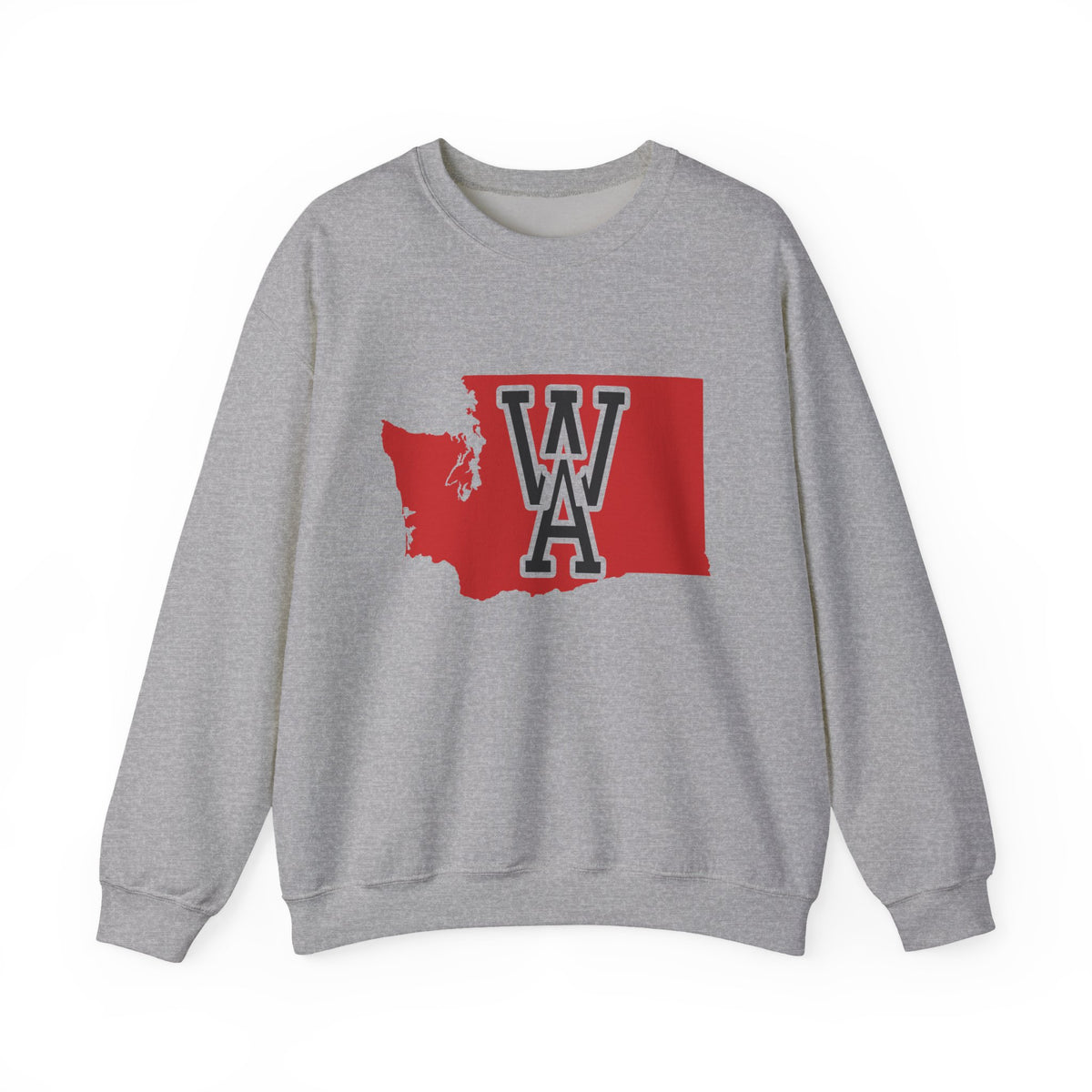 Washington Varsity Monogram Map Crewneck Sweatshirt
