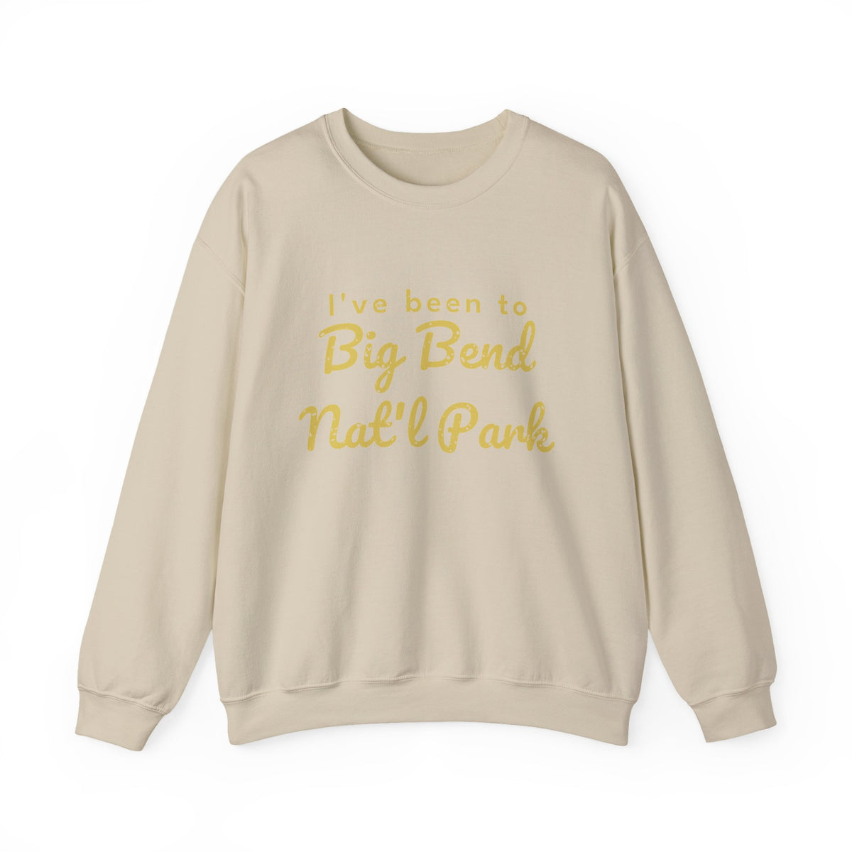 I've Been to Big Bend Nat'l Park Vintage Travel Crewneck Sweatshirt