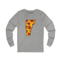 Vermont Pizza Map Long Sleeve Tee