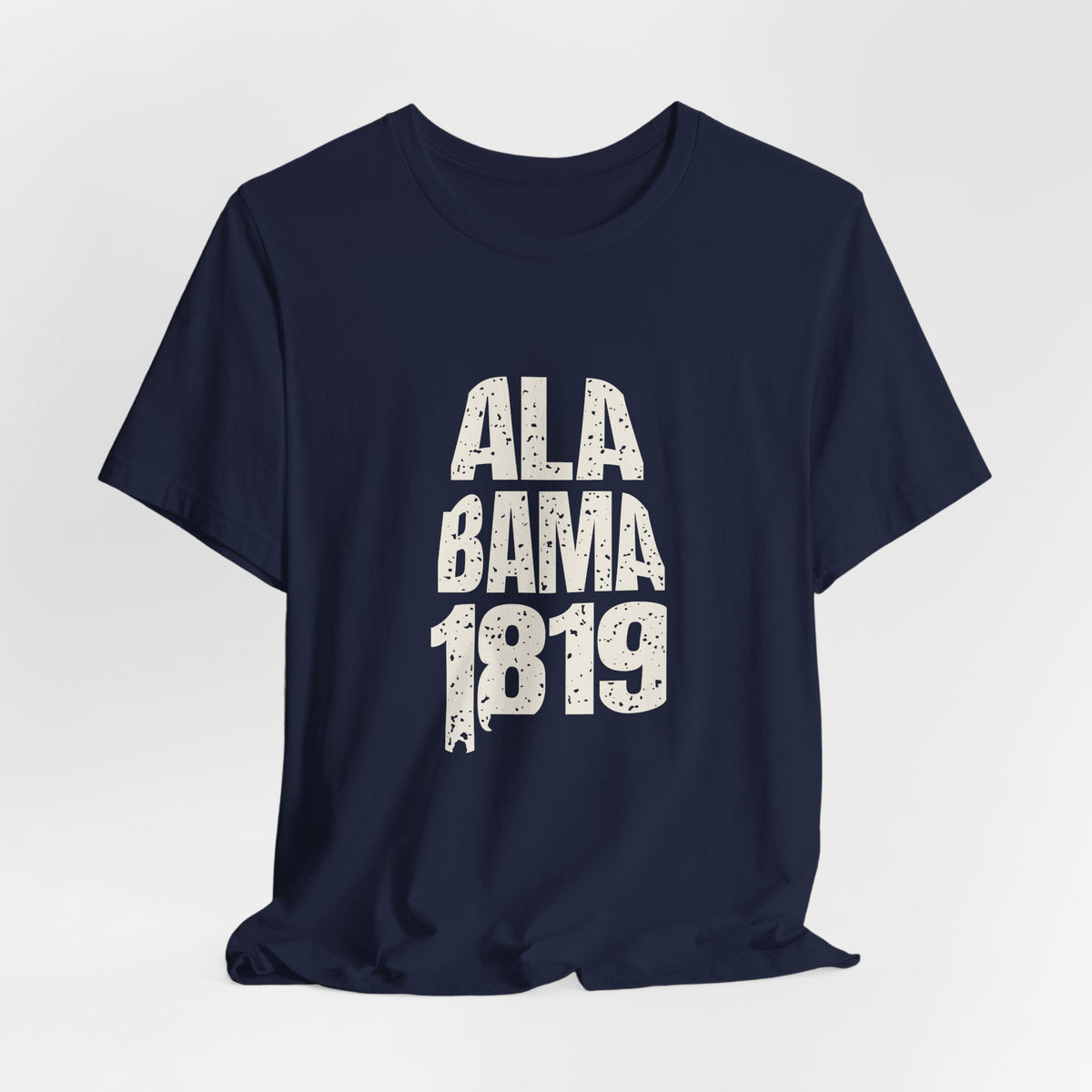 Alabama Vintage Letters Map T-Shirt