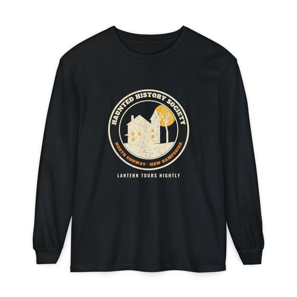 North Conway New Hampshire Haunted History Society Seal Long Sleeve Tee