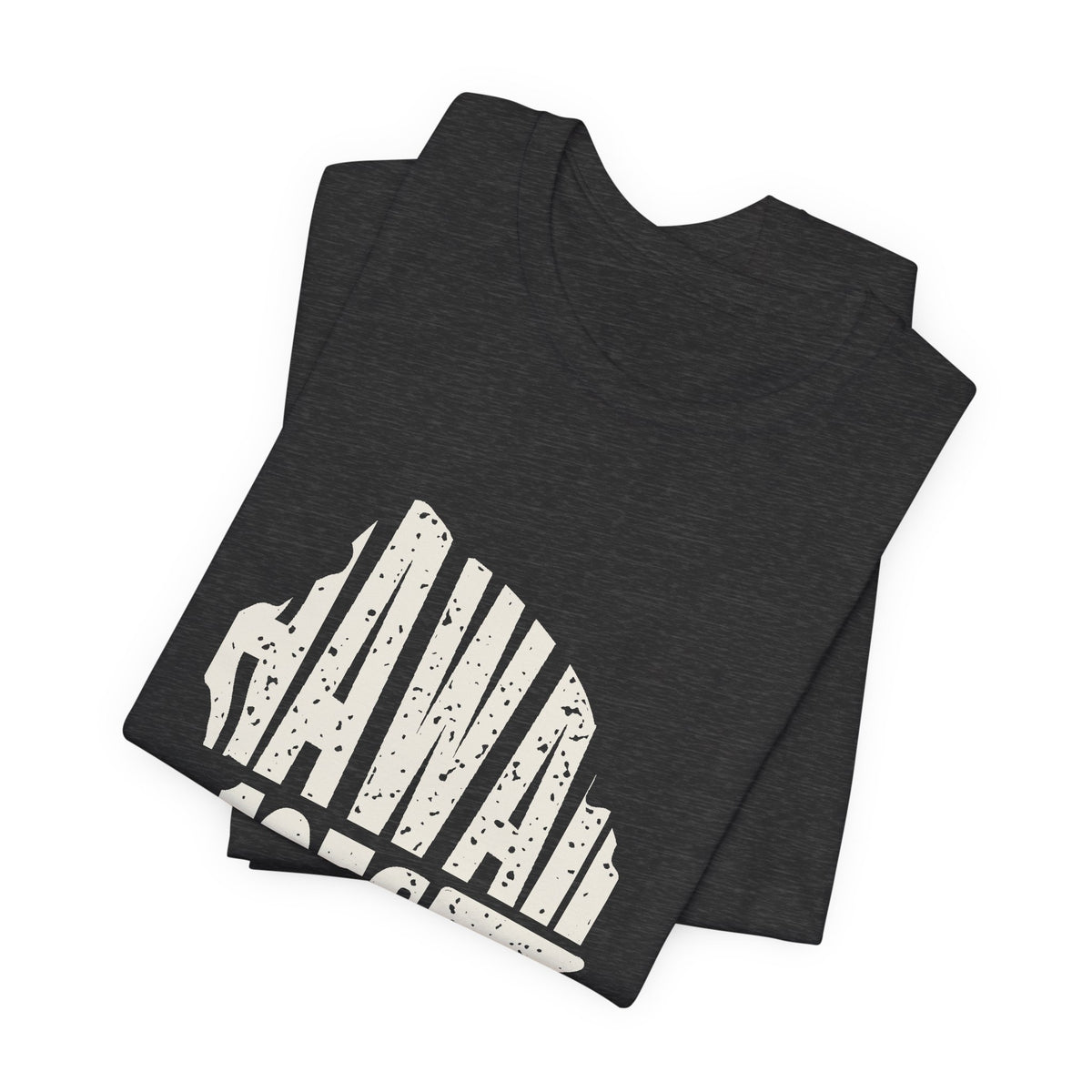 Hawaii Vintage Letters Map T-Shirt