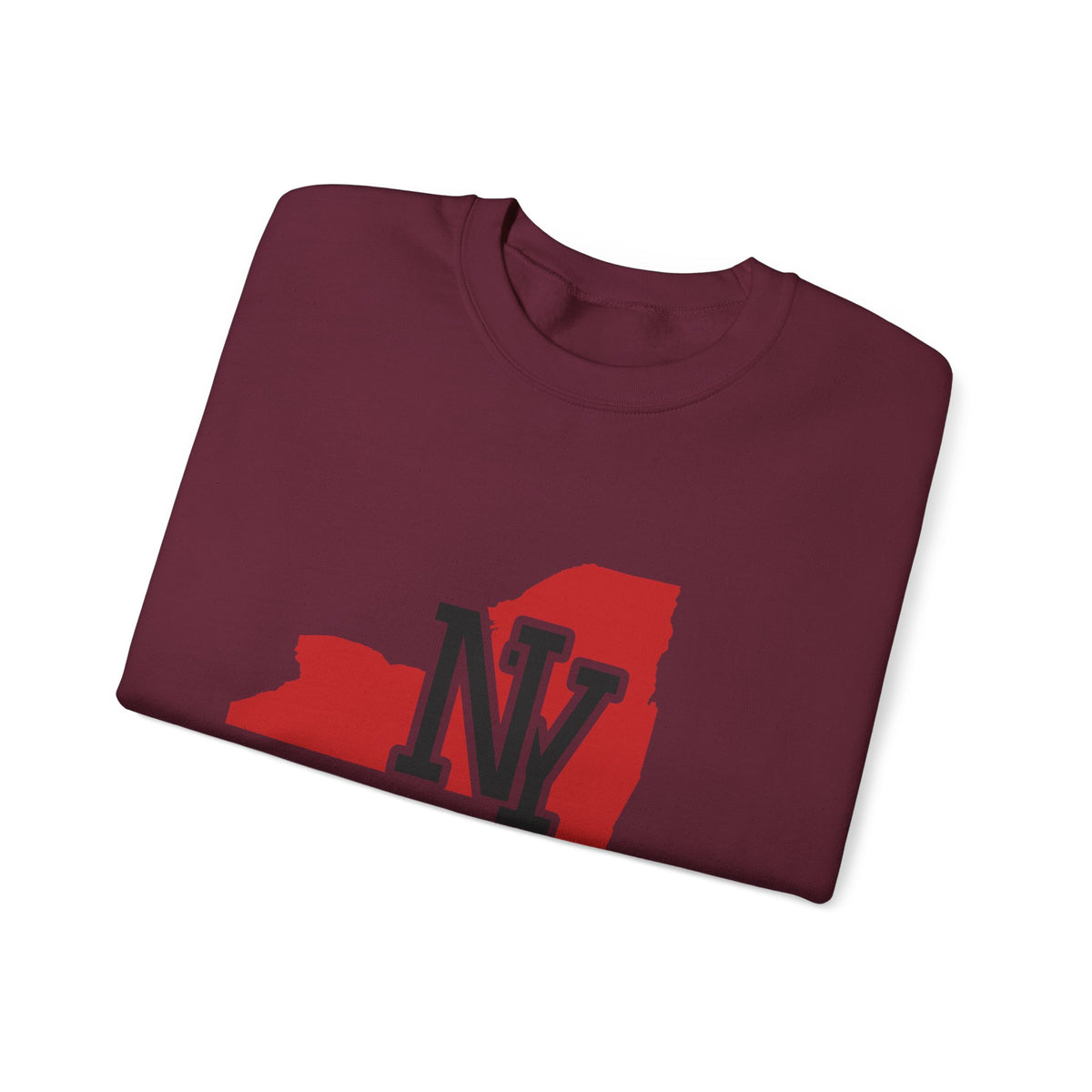 New York Varsity Monogram Map Crewneck Sweatshirt
