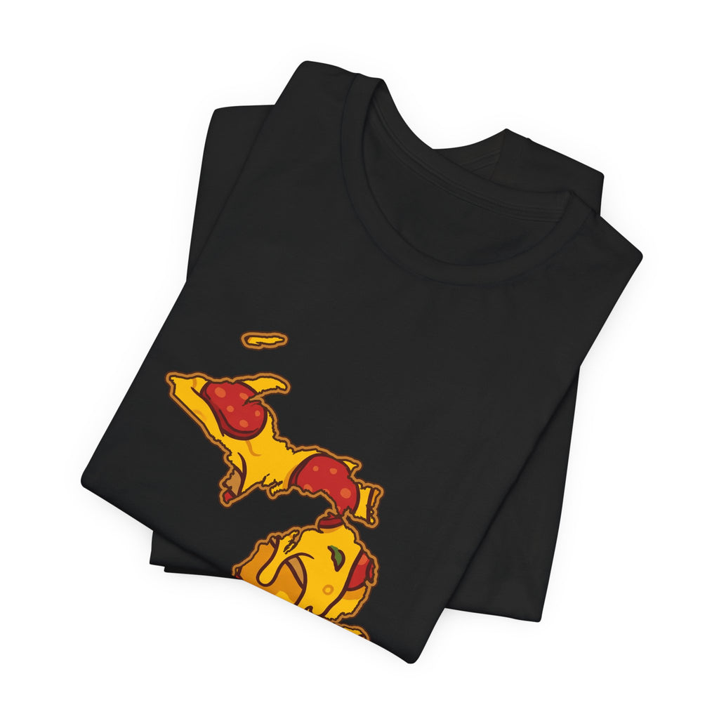 Michigan Pizza Map T-Shirt