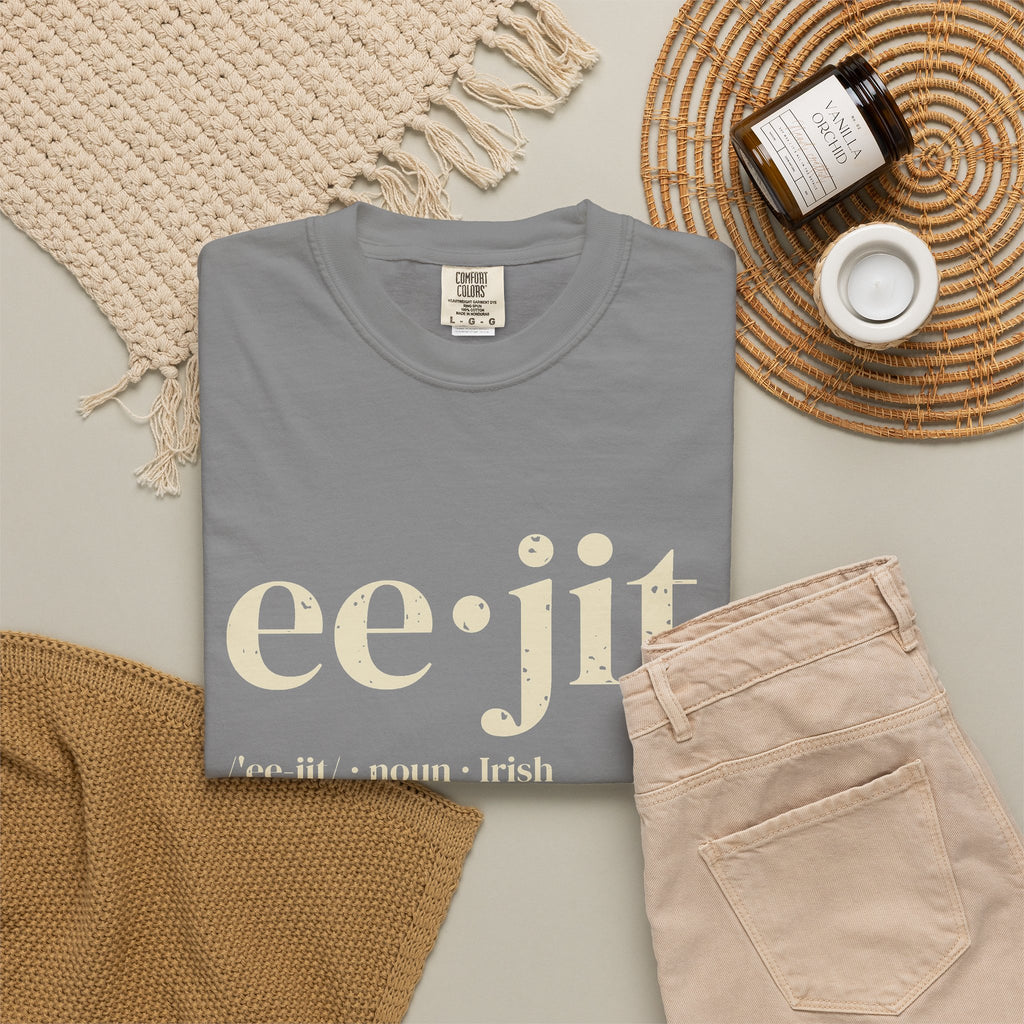 Eejit Irish Slang Dictionary Definition T-Shirt