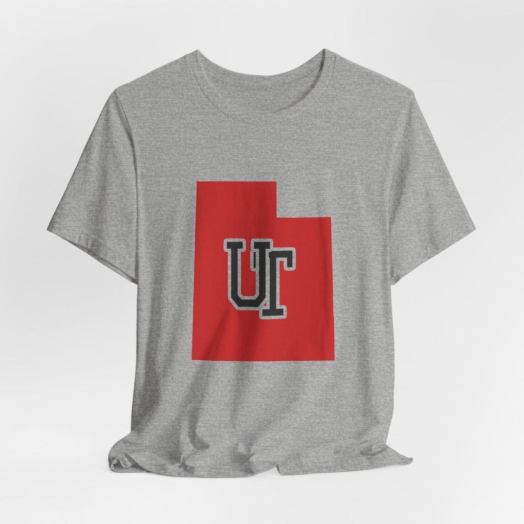 Utah Varsity Monogram Map T-Shirt