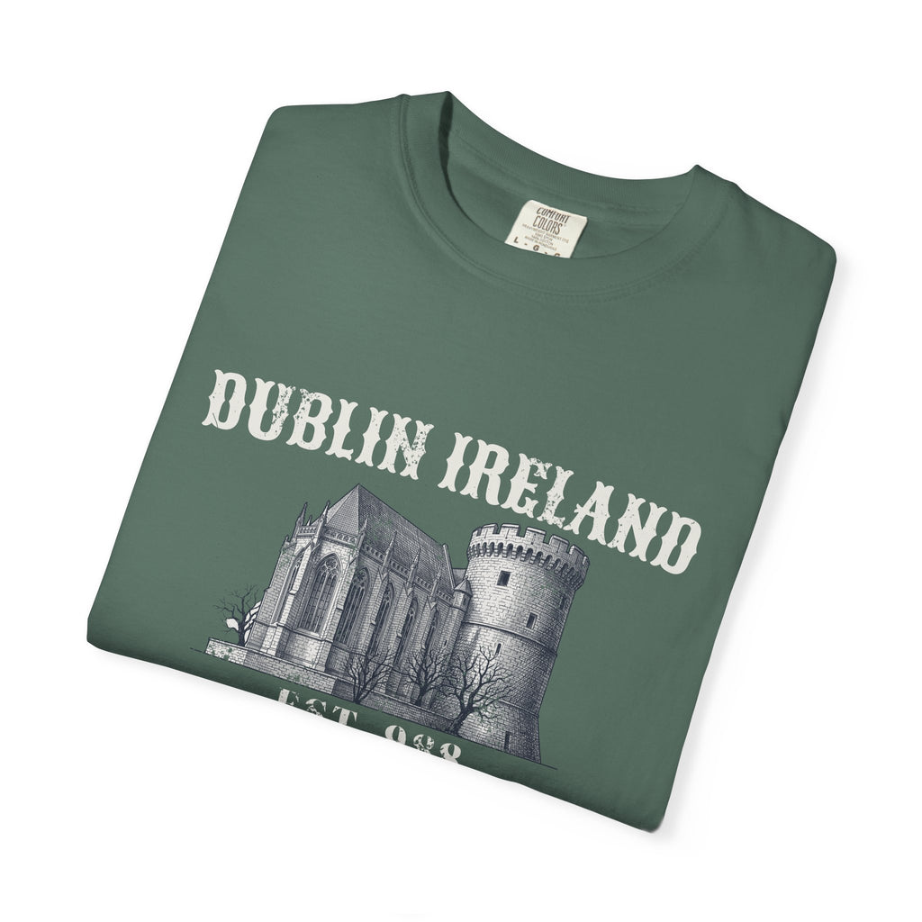 Dublin Ireland Castle Pen and Ink Sketch T-Shirt