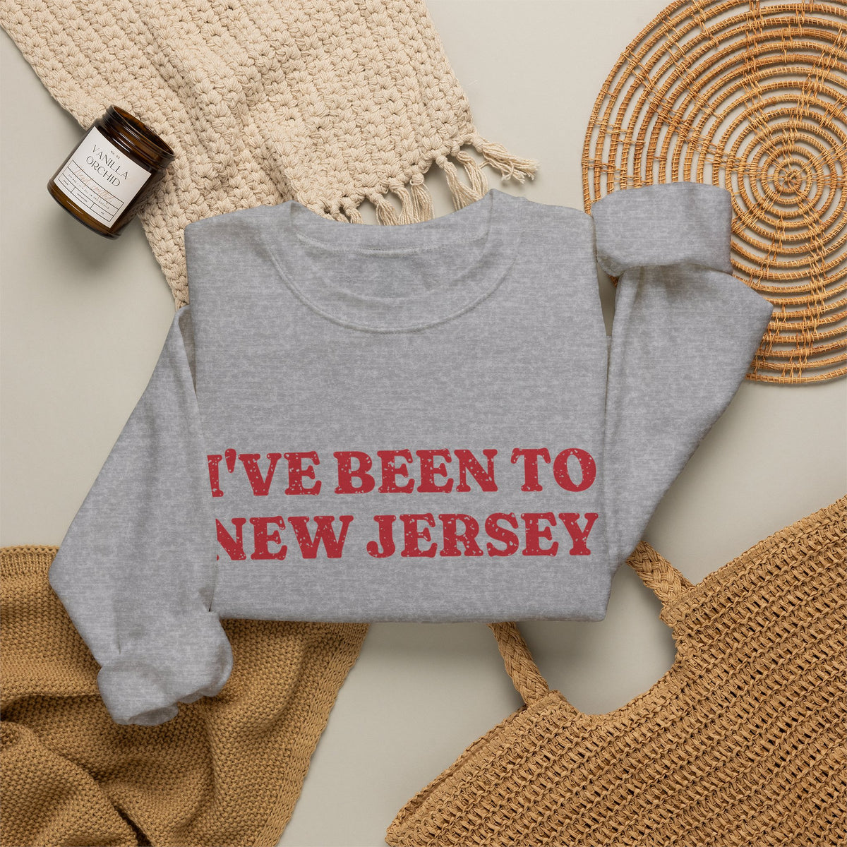 I've Been to New Jersey Vintage Travel Souvenir Crewneck Sweatshirt