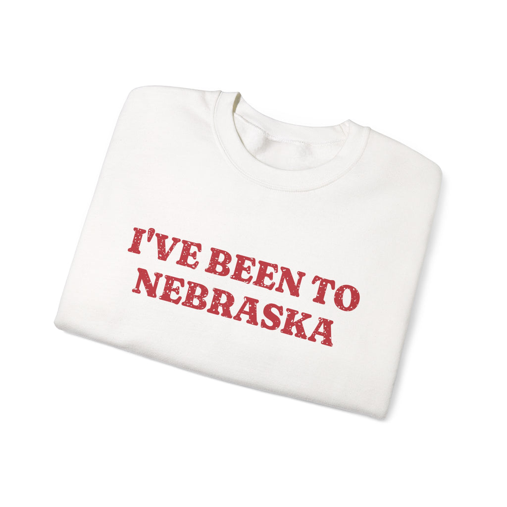 I've Been to Nebraska Vintage Travel Souvenir Crewneck Sweatshirt