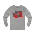 Washington Varsity Monogram Map Long Sleeve Tee
