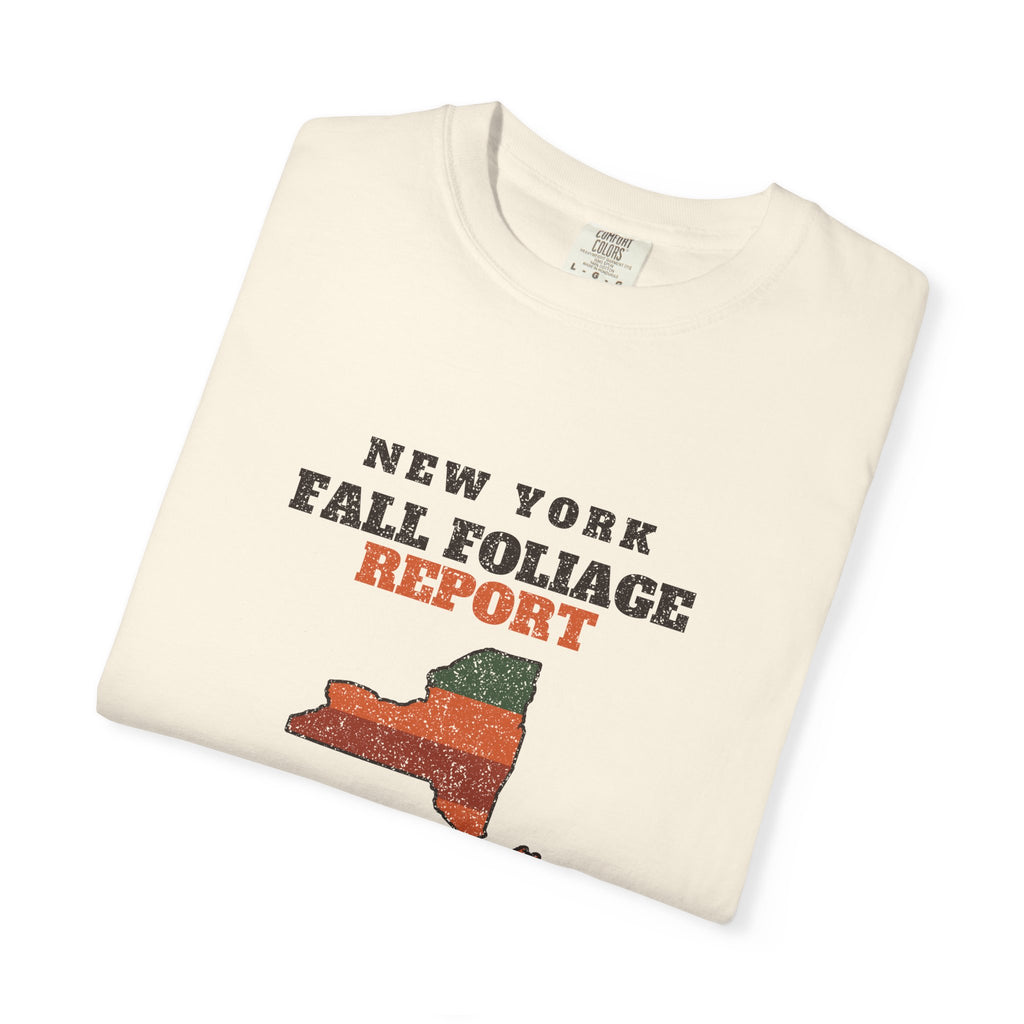New York Fall Foliage Report Map T-Shirt