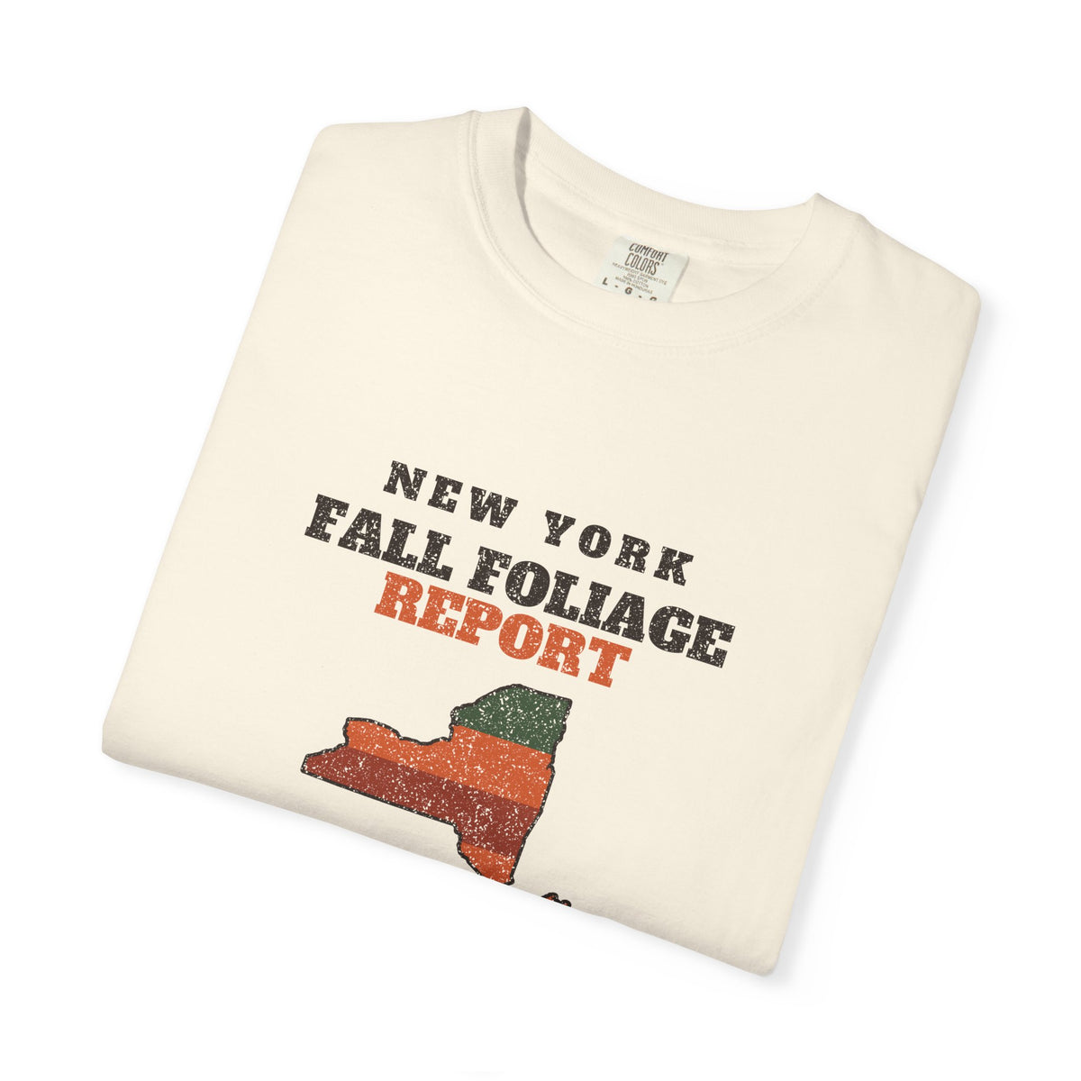 New York Fall Foliage Report Map T-Shirt