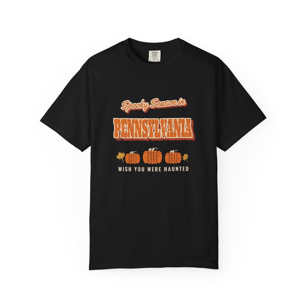 Spooky Season in Pennsylvania Vintage Postcard T-Shirt