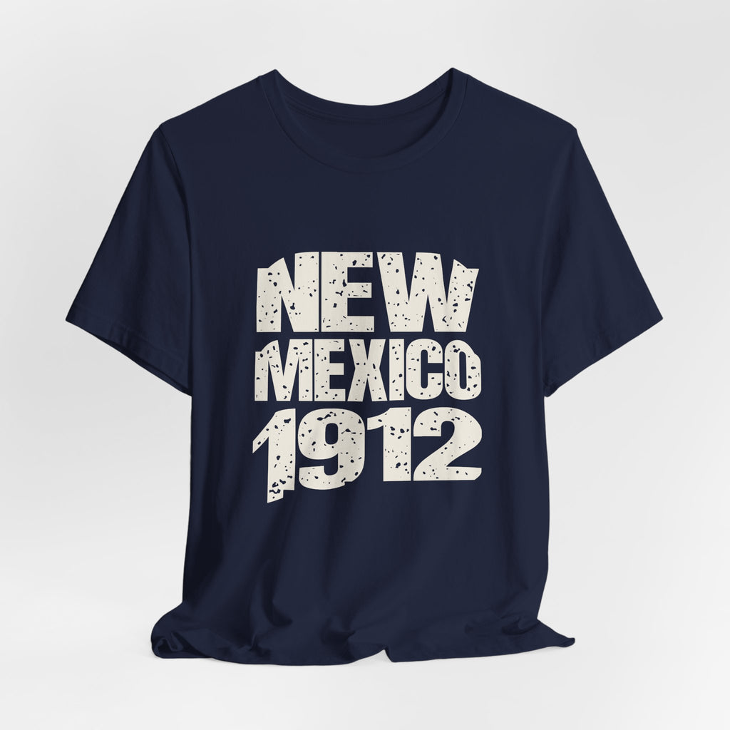 New Mexico Vintage Letters Map T-Shirt