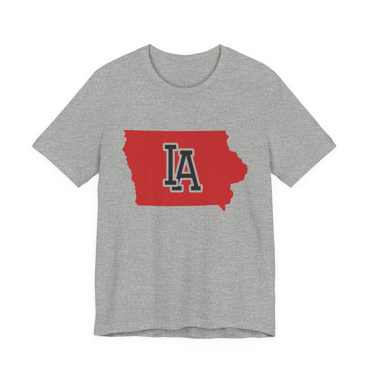 Iowa Varsity Monogram Map T-Shirt