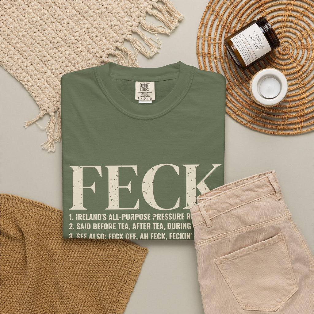 Feck Definition Funny Irish Slang T-Shirt