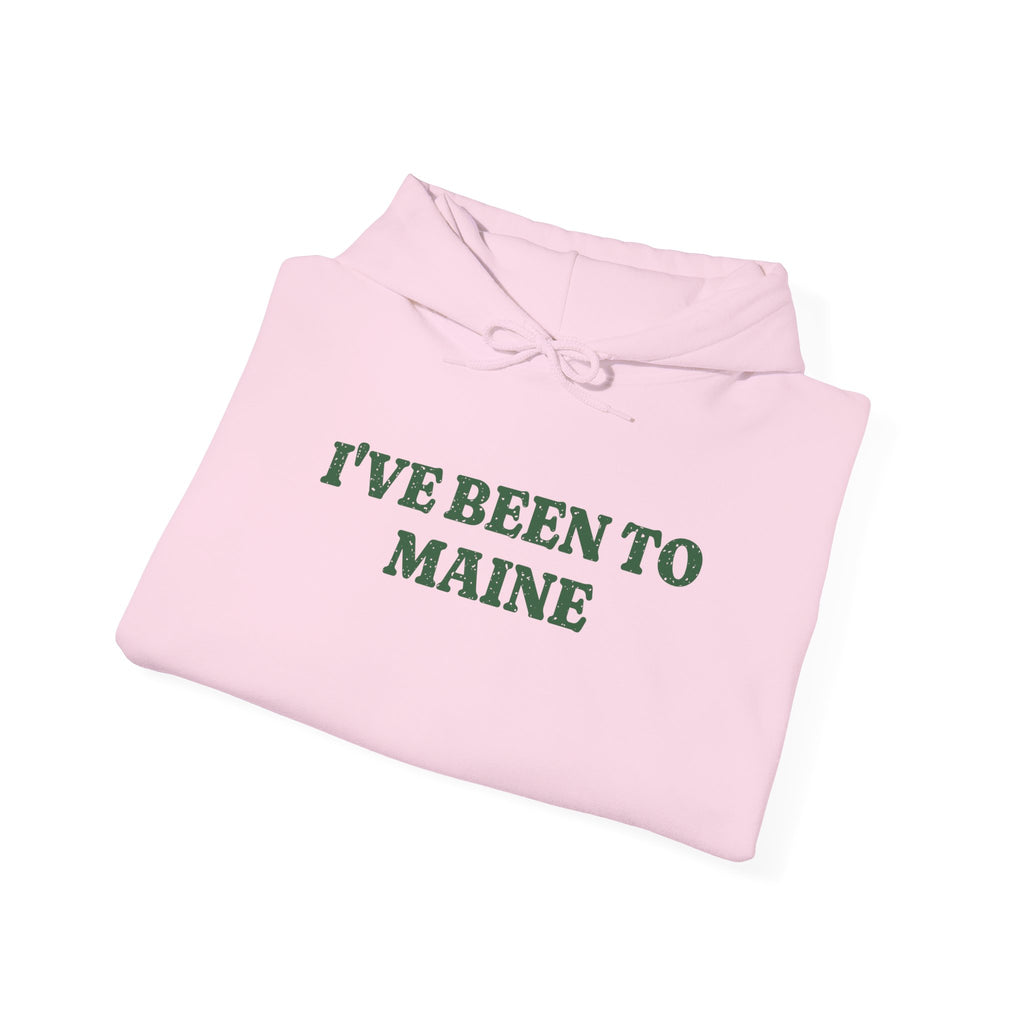I've Been to Maine Vintage Travel Souvenir Hoodie