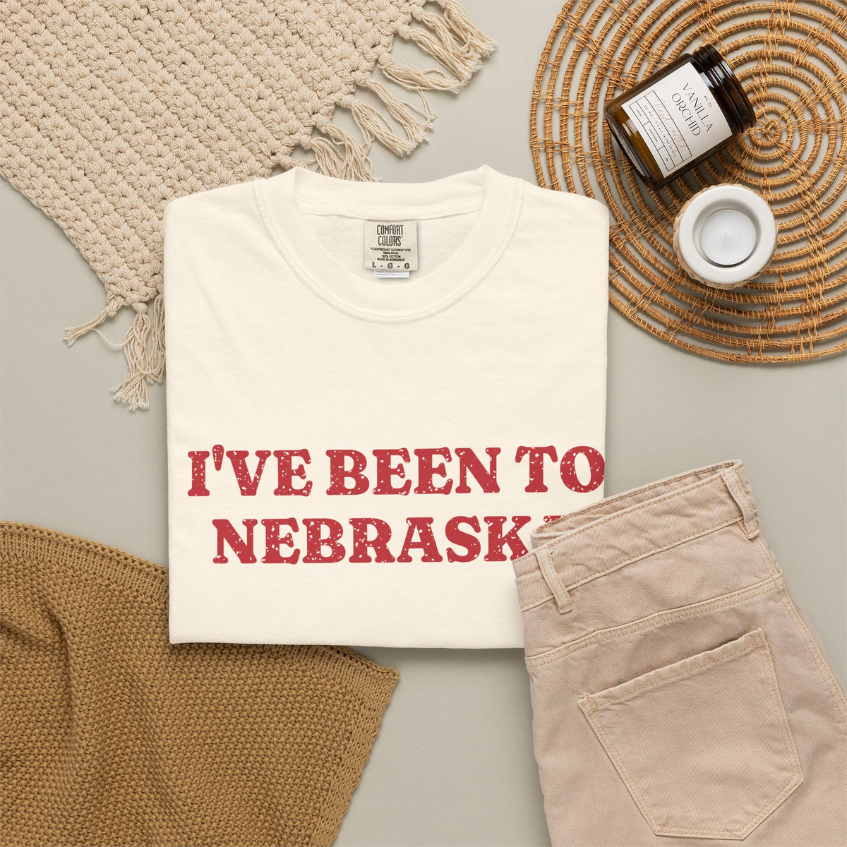 I've Been to Nebraska Vintage Travel Souvenir T-Shirt