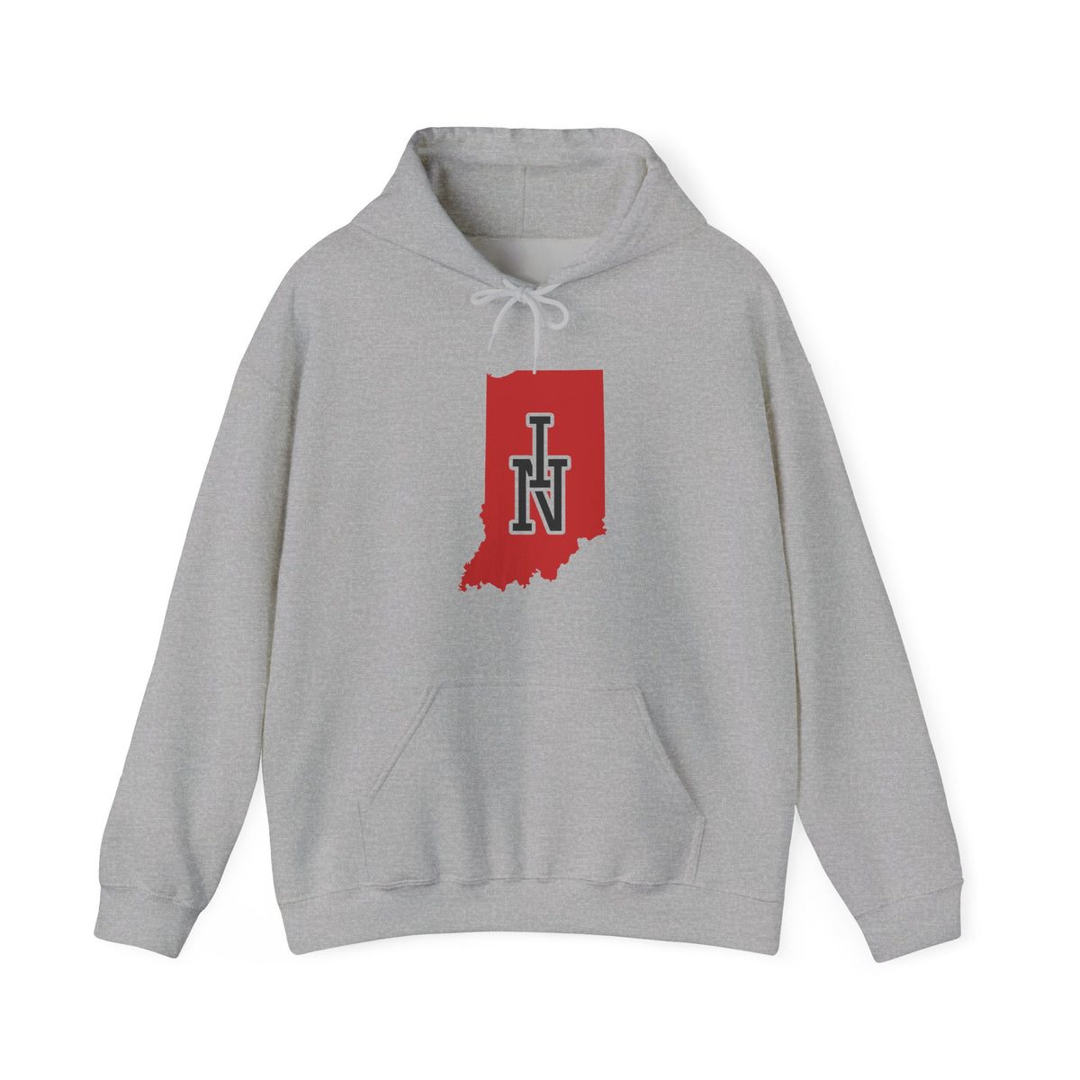 Indiana Varsity Monogram Map Hoodie