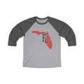 Florida Varsity Monogram Map Raglan 3/4 Sleeve Tee