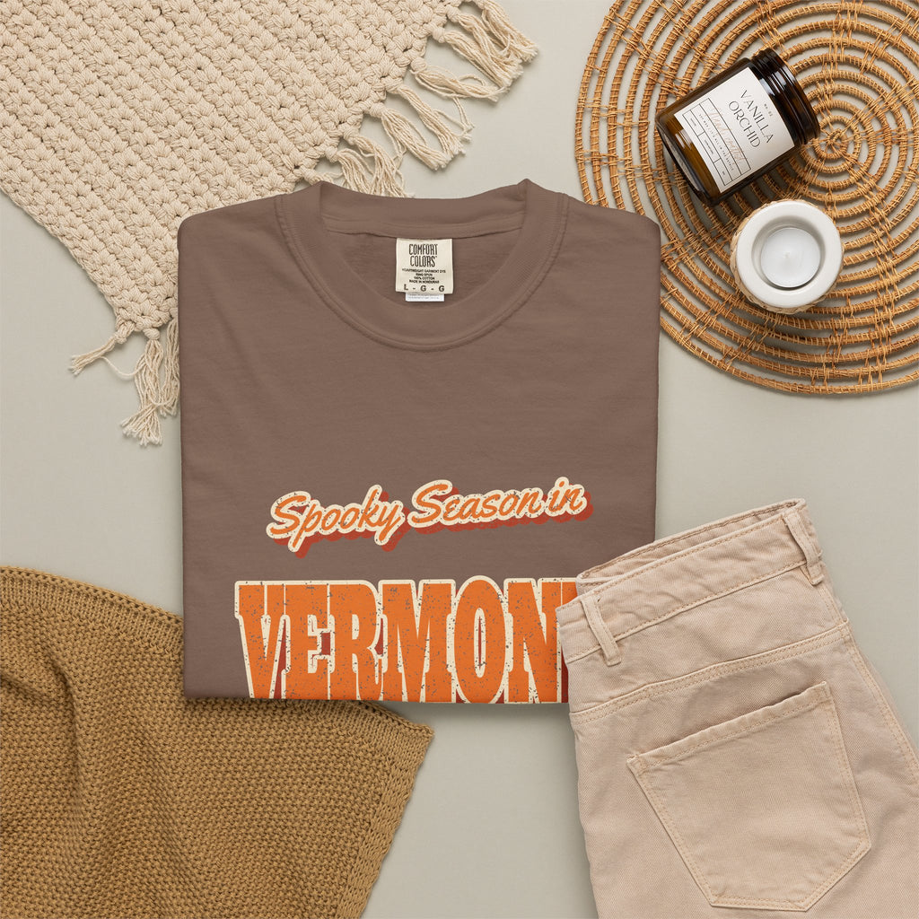 Spooky Season in Vermont Vintage Postcard T-Shirt
