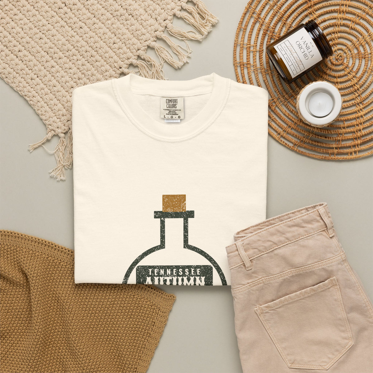 Tennessee Autumn Apothecary Flask T-Shirt