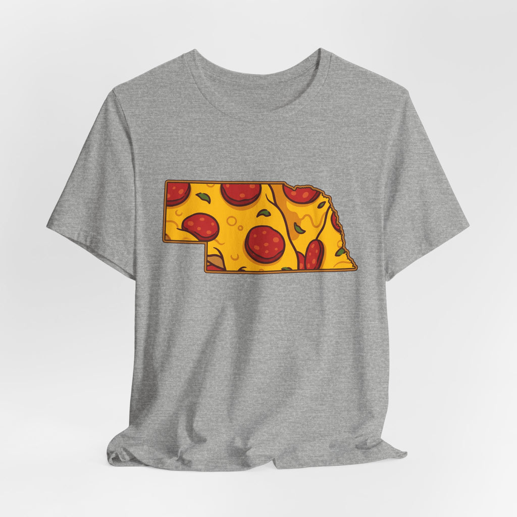 Nebraska Pizza Map T-Shirt