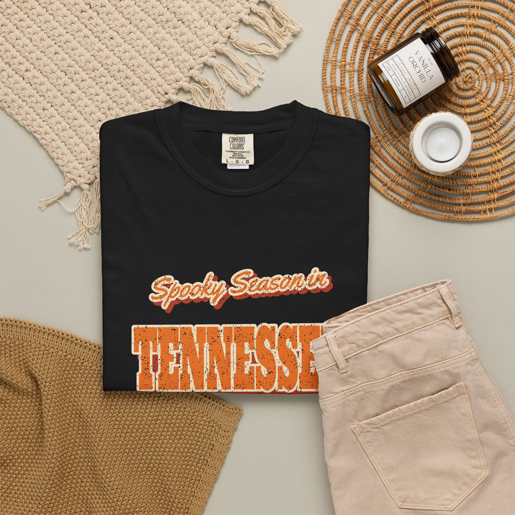 Spooky Season in Tennessee Vintage Postcard T-Shirt